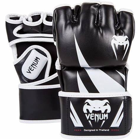 Challenger MMA Gloves-Black/White